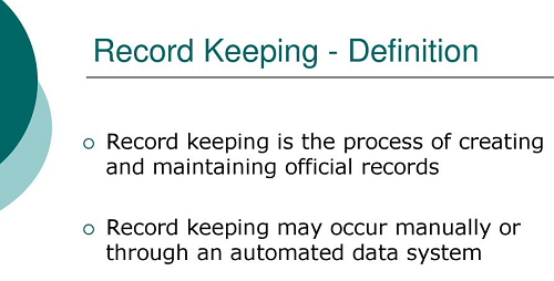 Record Keeping Definition
